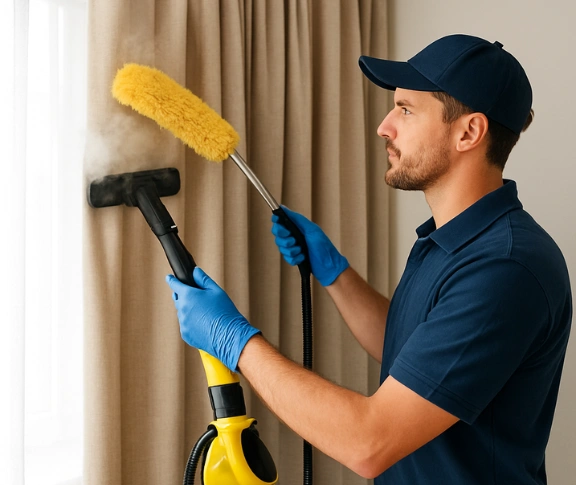 Trusted blind cleaning technician Matty Curtain Cleaning forestville-nsw QLD