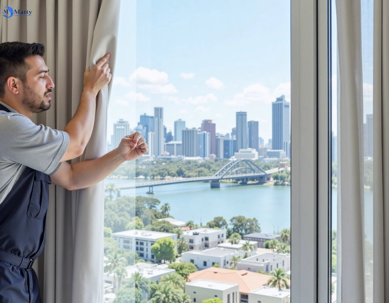Professional curtain steam cleaning service forestville-nsw QLD by Matty Curtain Cleaning