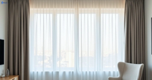 Freshly steam cleaned curtains in forestville-nsw QLD
